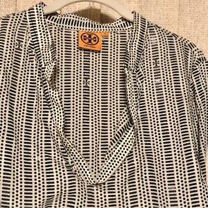 TORY BURCH Long Sleeve Cotton Tunic Top. Size 12